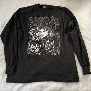 Vocal Miscellany Art Work Unisex Black & White Fruit of the Loom Long Sleeve XL